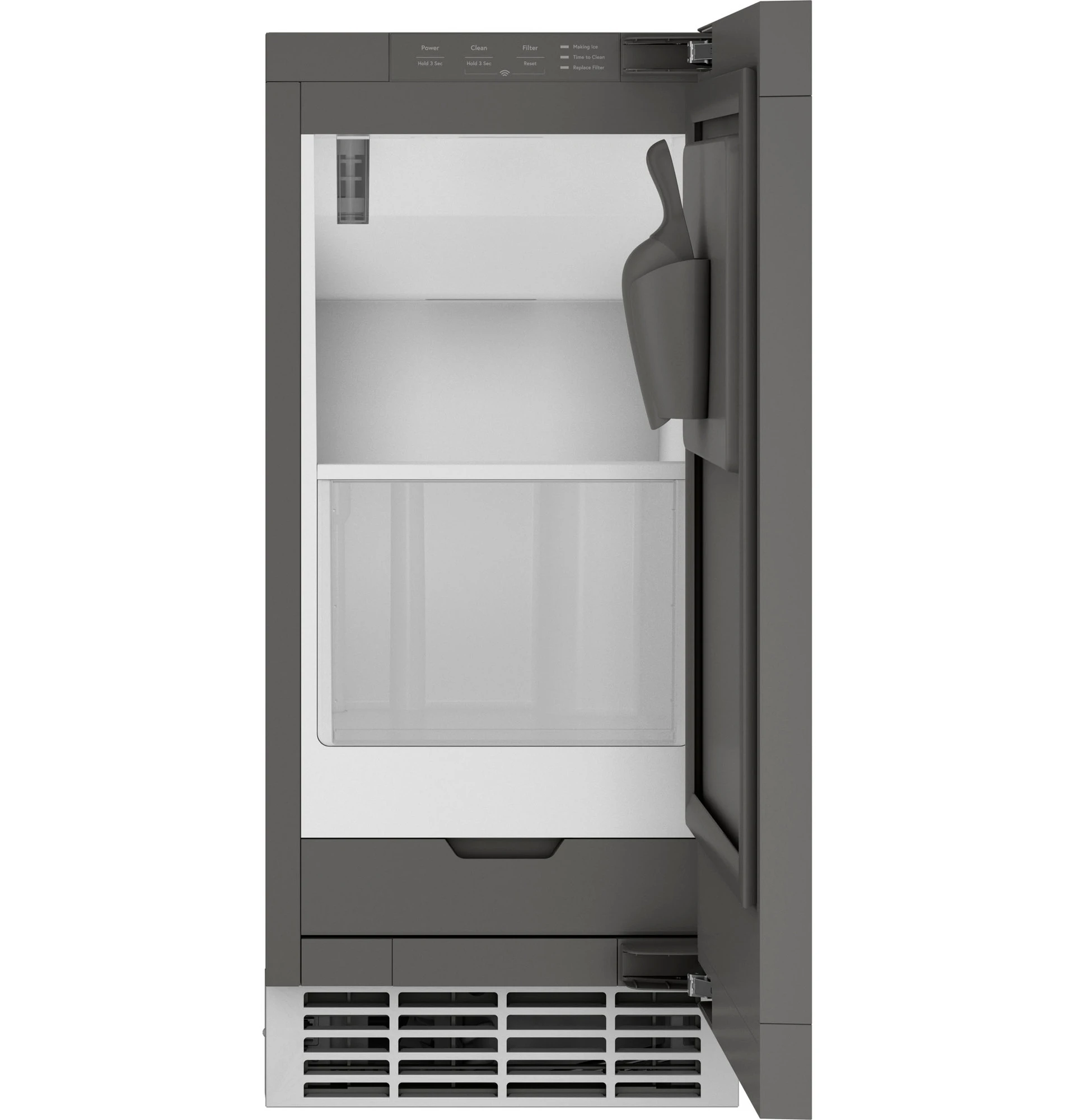 GE Appliances Ice Maker 15-Inch Panel-Ready - Nugget Ice