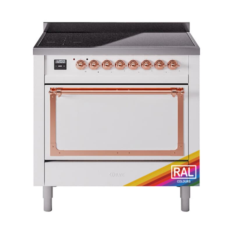 Nostalgie II Noblesse 36″ Induction Range (Solid Door, RAL, Copper)
