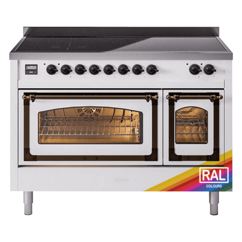 Nostalgie II Noblesse 48″ Induction Range (Triple Glass Door, RAL, Burnished)