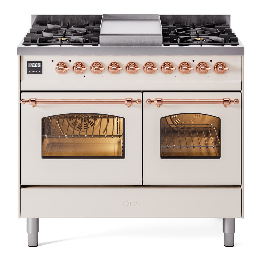 40 Inch Freestanding Dual Fuel Range with 6 Sealed Burners