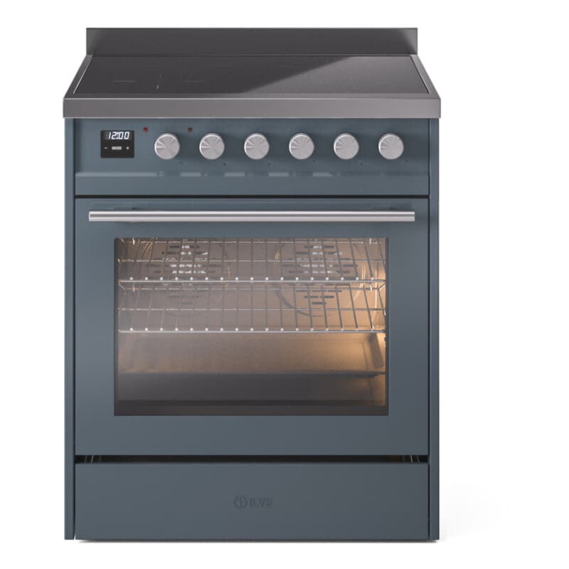 Professional Plus II 30 UPI304WMPBG Freestanding Electric Range Range with Induction Single Oven with Triple Glass Door with Stainless Steel knobs