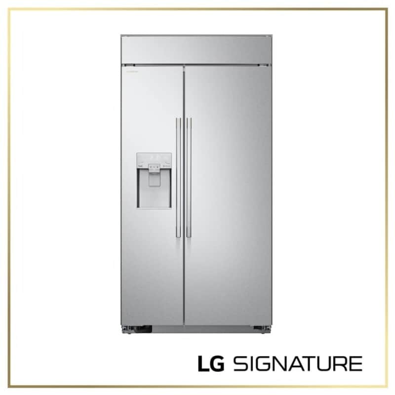 26 Cu. Ft. Smart Side-by-side Built-in Refrigerator With Ice & Water Dispenser