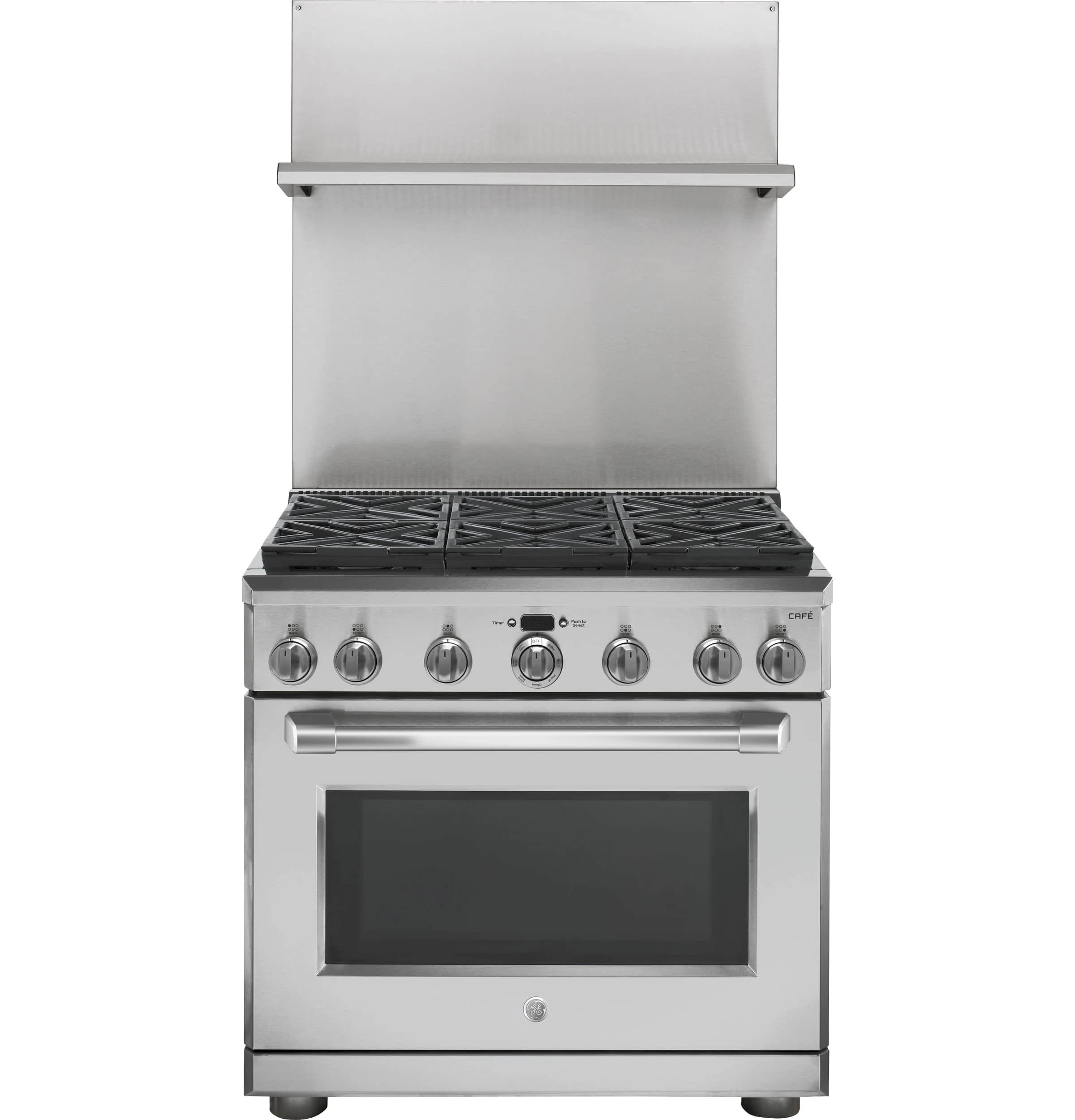 36" Professional 30"-36" Adjustable Height Backsplash with Shelf