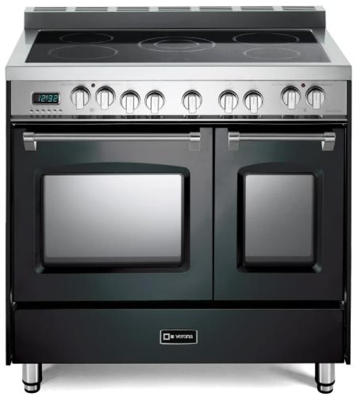 36 inch Prestige Series Freestanding Double Oven Electric Range with 5 Elements, 3.5 cu. ft. Total Oven Capacity, European Convection