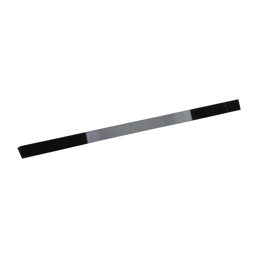 30" Slide-in Range Rear Trim Kit, Black, with (1) metal trim piece and installation instructions
