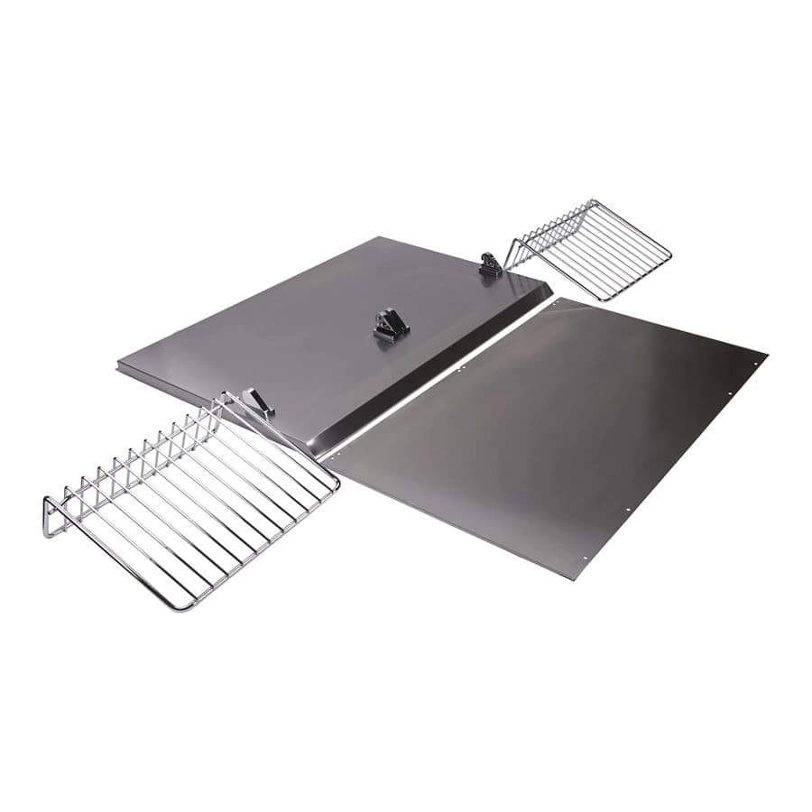 30" Range Hood Backsplash Kit With Dual Position Shelf, Stainless Steel, Fits Jxw9030kwp And Jxu9130wp, Size: 20" H