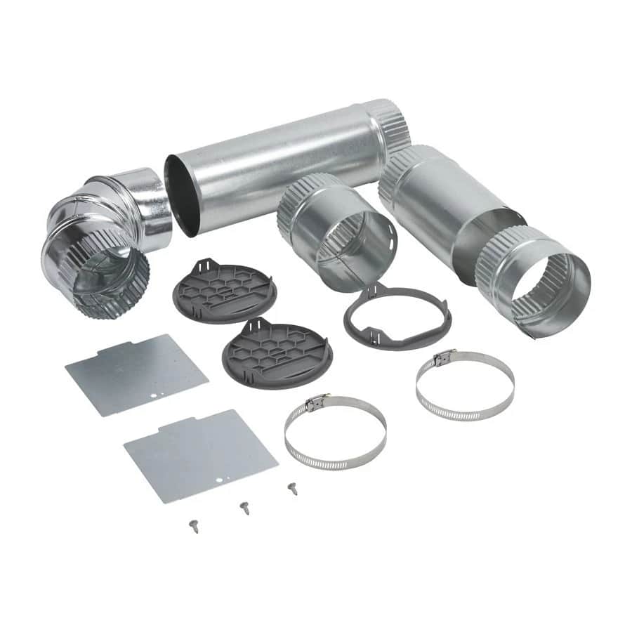 Dryer 4-Way Side Vent Kit for left, right, and bottom venting.