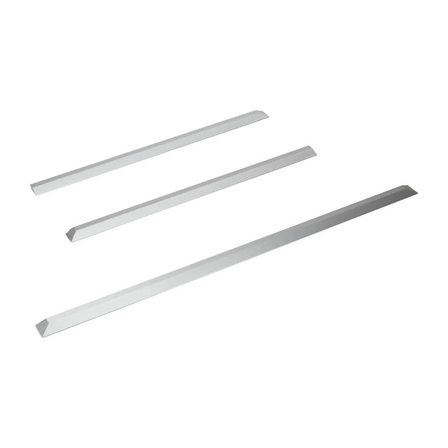 Slide-In Range & Countertop Trim Kit, Stainless Steel, with (1) left side trim, (1) right side trim, and (1) rear trim