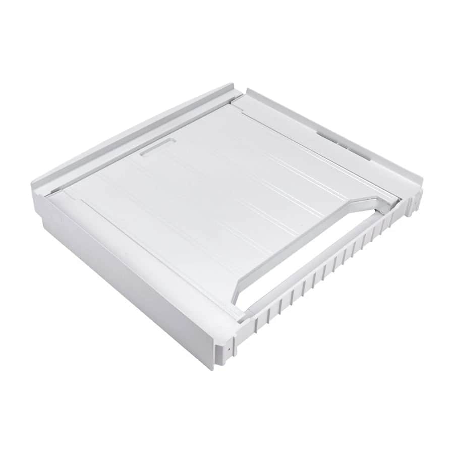 Compact Washer & Dryer Stacking Kit for 24", with 4 plastic and rubber pads, 4 lower & 2 upper brackets, and 4 screws
