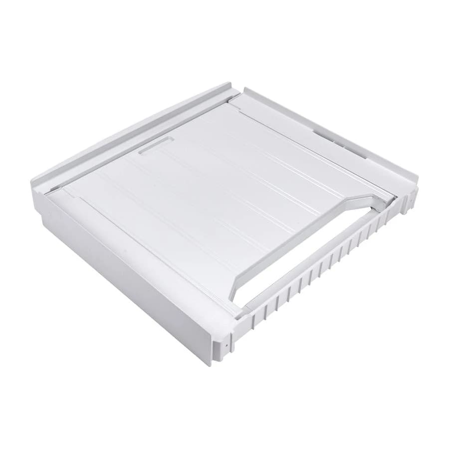 Compact Washer & Dryer Stacking Kit for 24", with 4 plastic and rubber pads, 4 lower & 2 upper brackets, and 4 screws
