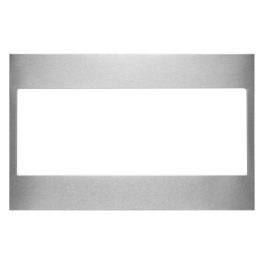 Built-In Low Profile Microwave Standard Trim Kit, Stainless Steel, Size: 32.5" x 21.5" x 5", fits cut-out height 17-1/2"