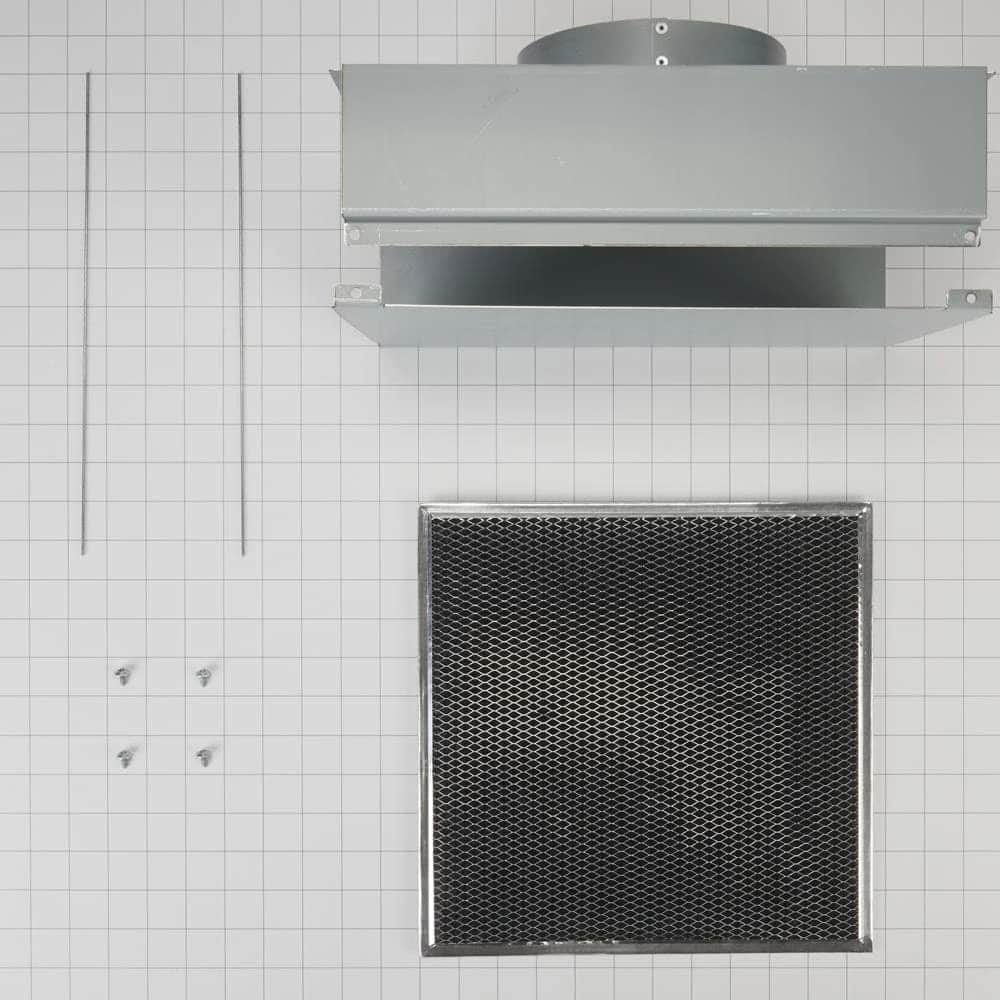 Range Hood Recirculation Filter Kit - Converts from Exterior Venting to Recirculating for Models WVW51UC0LS and WVW51UC6LS