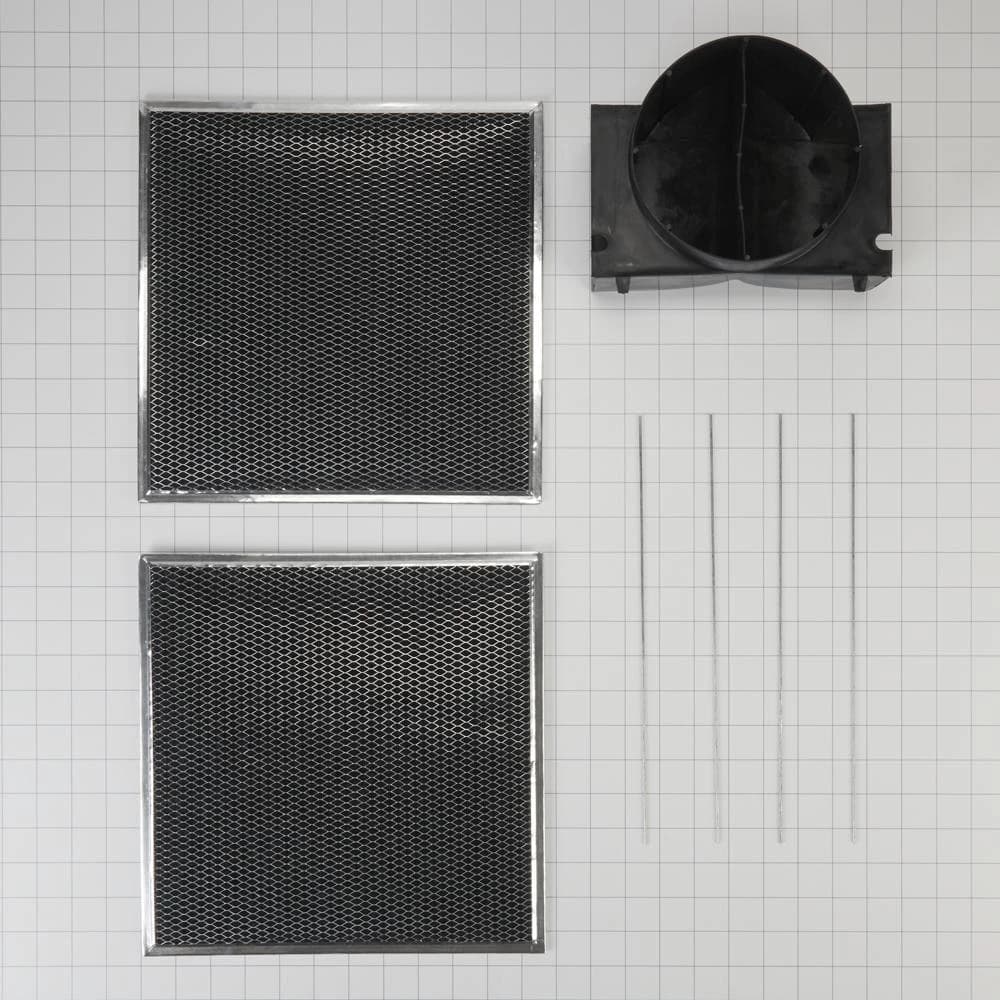 Range Hood Wall Canopy Recirculation Kit for Models WVW73UC0LS and WVW53UC0LS