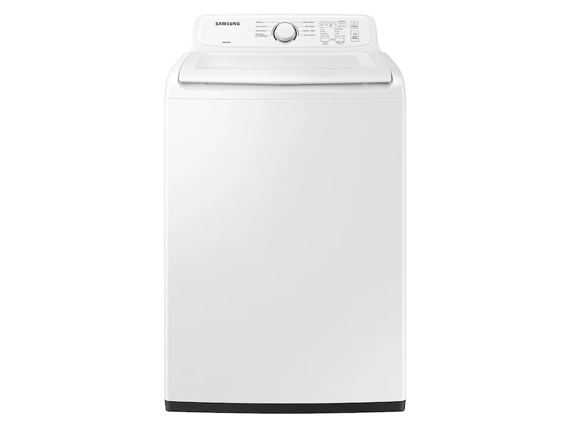 4.1 cu. ft. Capacity Top Load Washer with Soft-Close Lid and 8 Washing Cycles in White