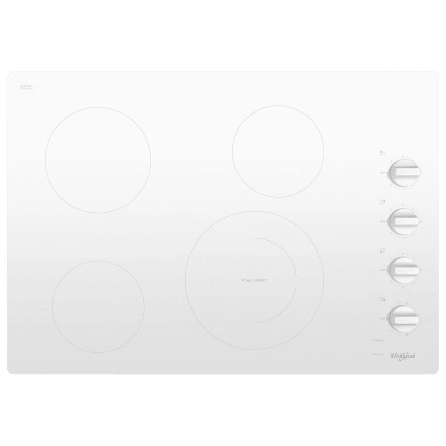 30-inch Electric Ceramic Glass Cooktop with Dual Radiant Element