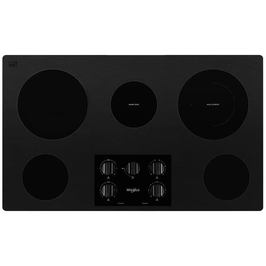 36-inch Electric Ceramic Glass Cooktop with Dual Radiant Element