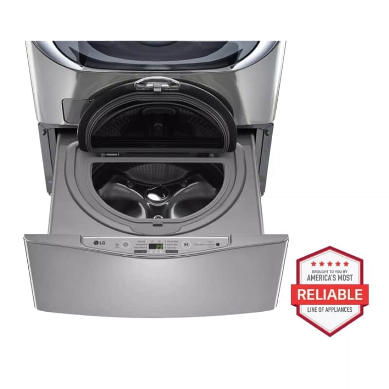 1.0 Cu. Ft. Sidekick™ Pedestal Washer With Direct Drive Motor - Graphite Steel
