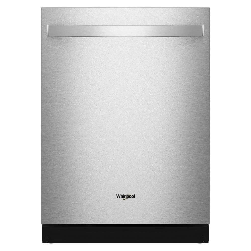 Whirlpool® 24-Inch Top Control Dishwasher with Total Coverage Wash and Auto Open Air Dry in Fingerprint Resistant Stainless Steel
