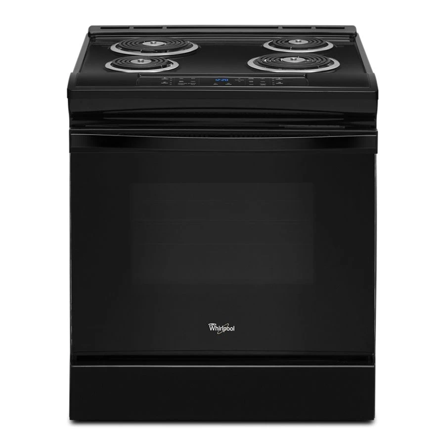 4.8 cu. ft. Guided Electric Front Control Coil Range