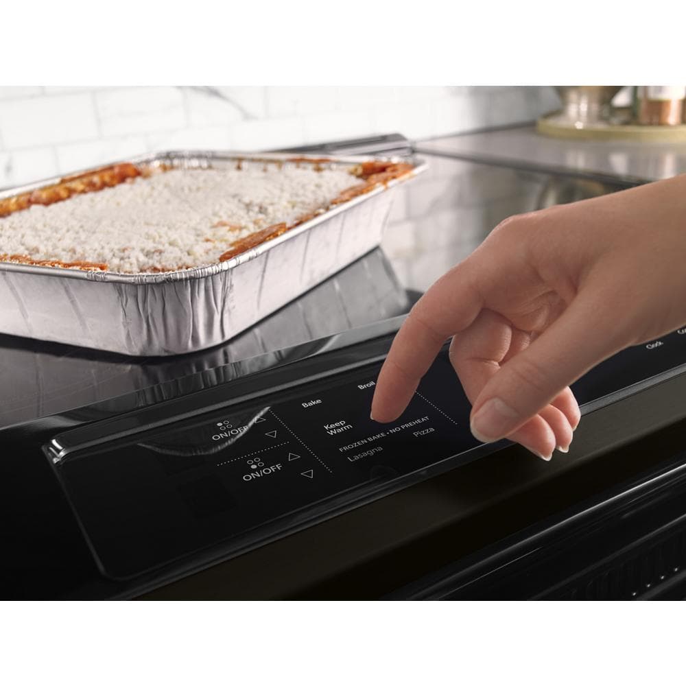 4.8 cu. ft. Guided Electric Front Control Range With The Easy-Wipe Ceramic Glass Cooktop