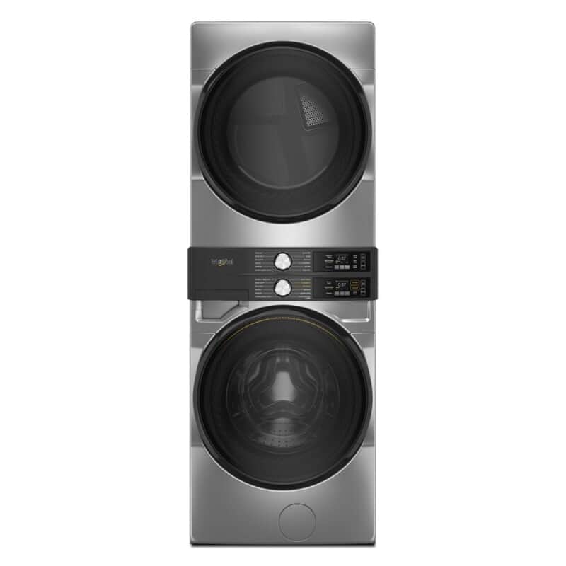 4.5 Cu. Ft. Smart Energy Star® Front Load Washer & 7.4 Cu. Ft. Electric Dryer Laundry Tower With Freshflowtm Vent System & Uv Clean Technology