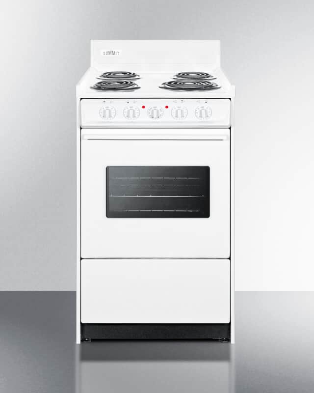 20" Wide Electric Coil Top Range