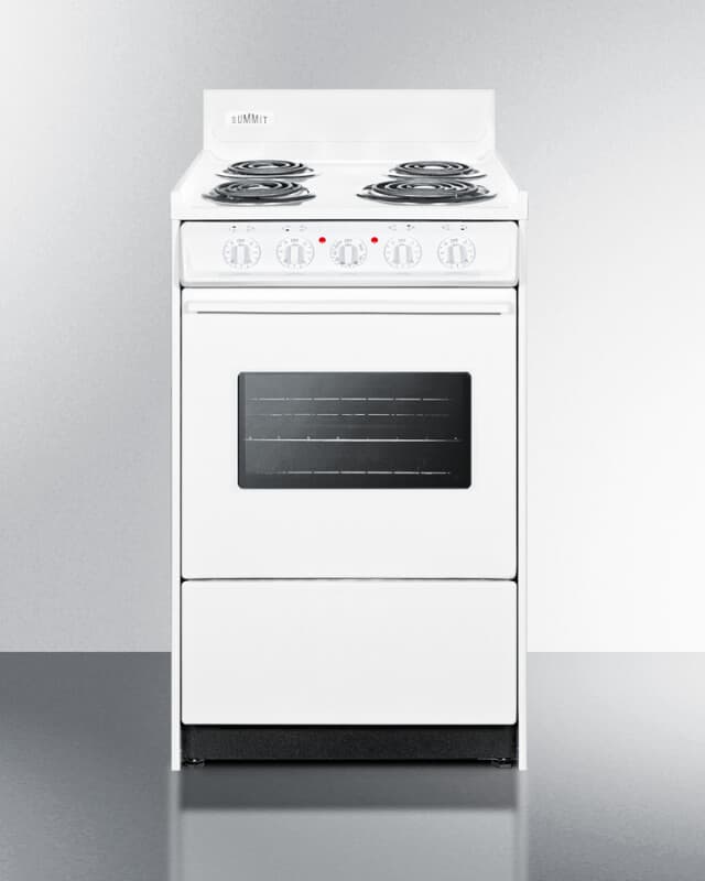 20" Wide Electric Coil Top Range