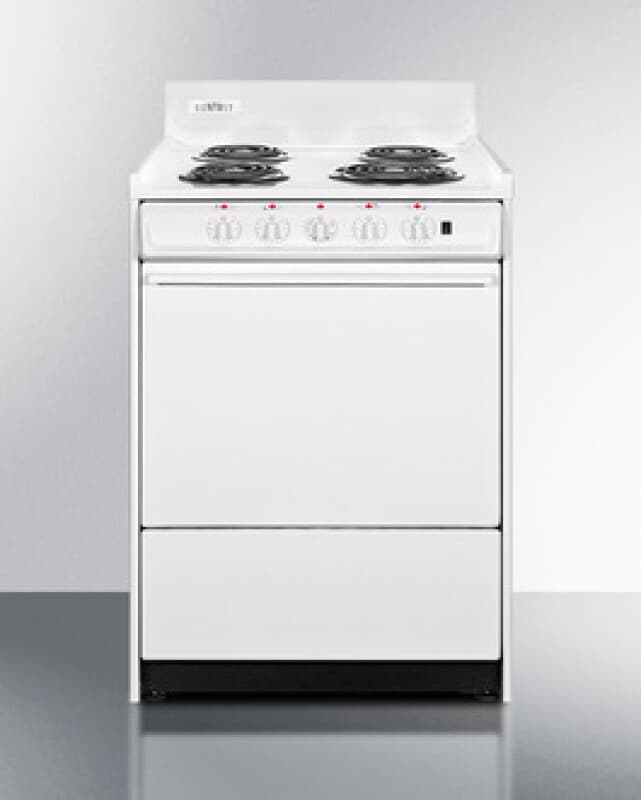24" Wide Electric Coil Top Range
