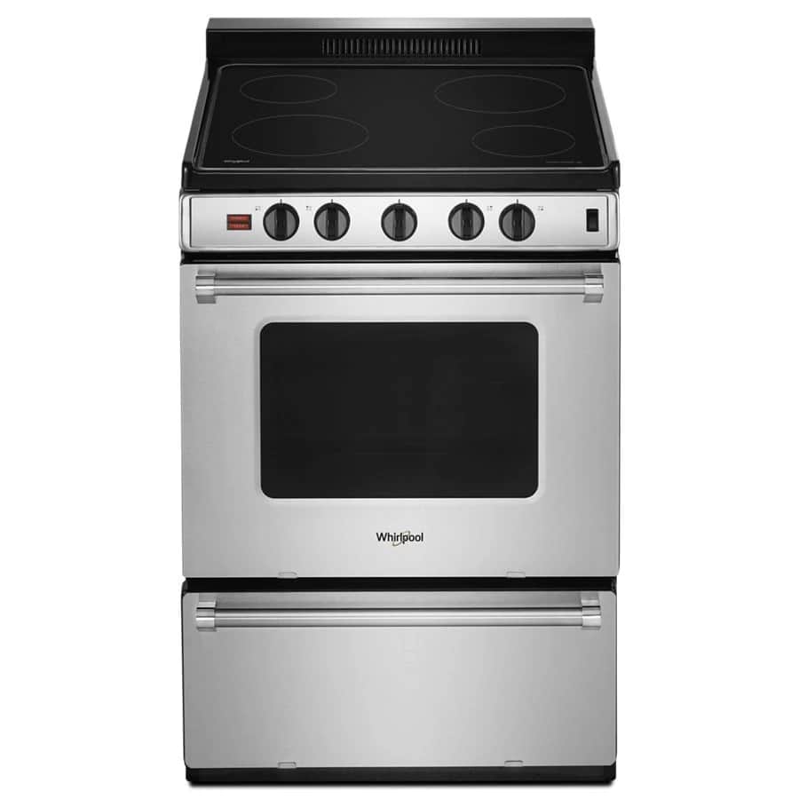 24-inch Freestanding Electric Range with Upswept SpillGuard™ Cooktop