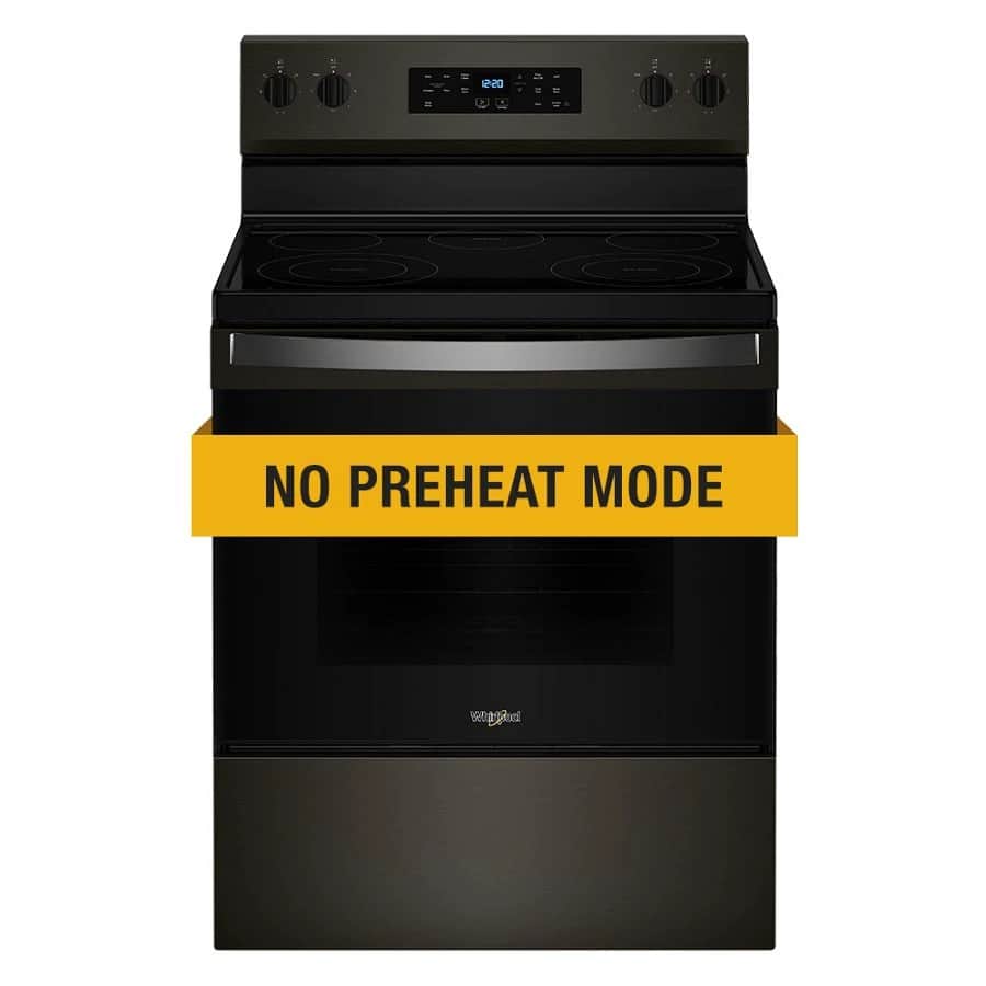 30-inch Electric Range with No Preheat Mode and Steam Clean