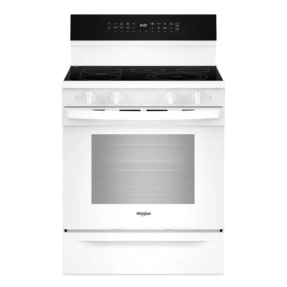 30-inch Electric Smart Range with Air Cooking Technology, No Preheat Air Fry, High Speed Preheat Oven, WipeClean™ Coating, and Steam/Self Clean