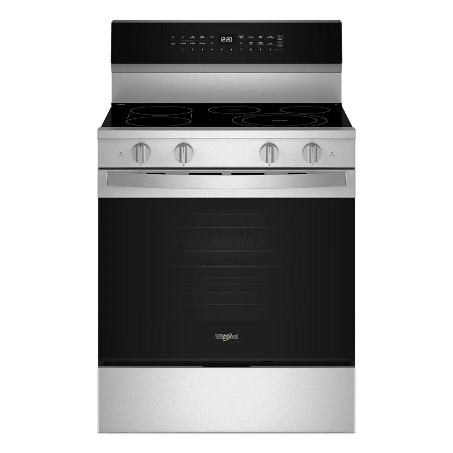 30-inch Electric Smart Range with Air Cooking Technology, No Preheat Air Fry, High Speed Preheat Oven, WipeClean™ Coating, and Steam/Self Clean