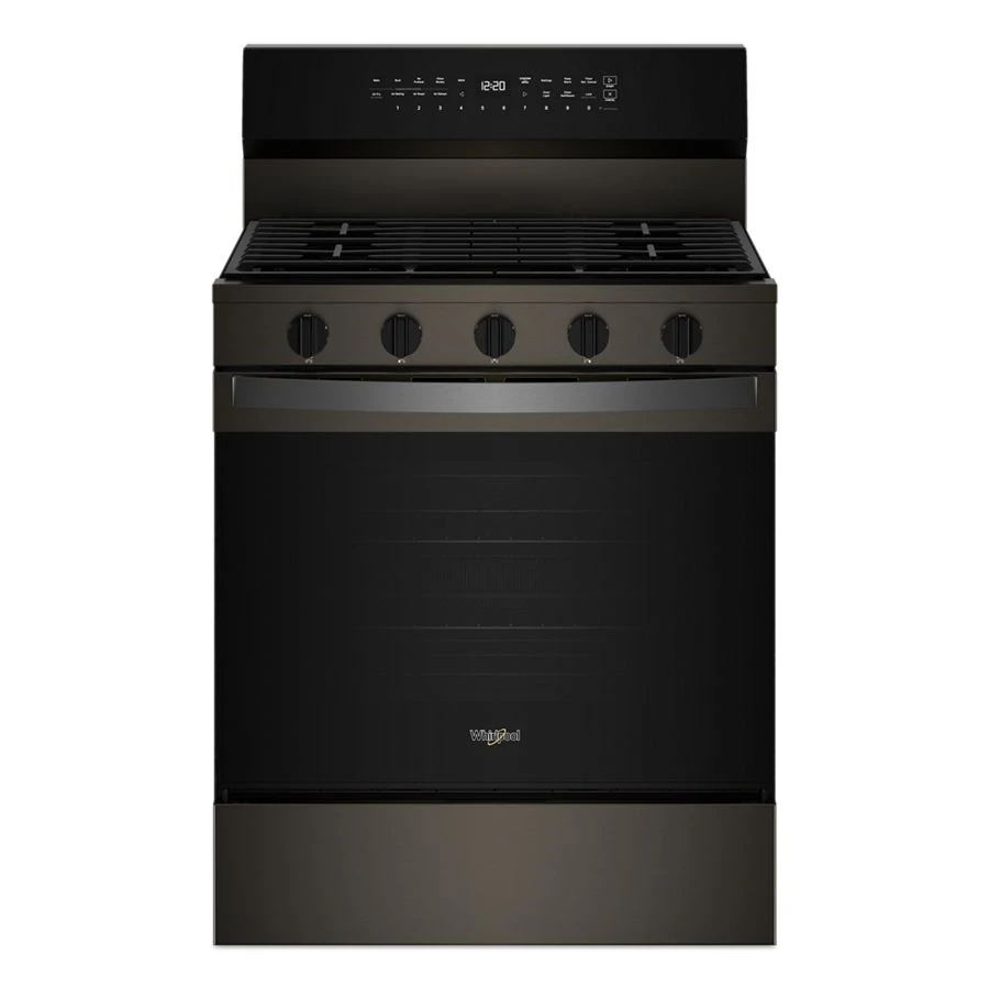 30-inch Smart Gas Range with Air Cooking Technology, No Preheat Air Fry, Steam/Self Clean and High Speed Preheat