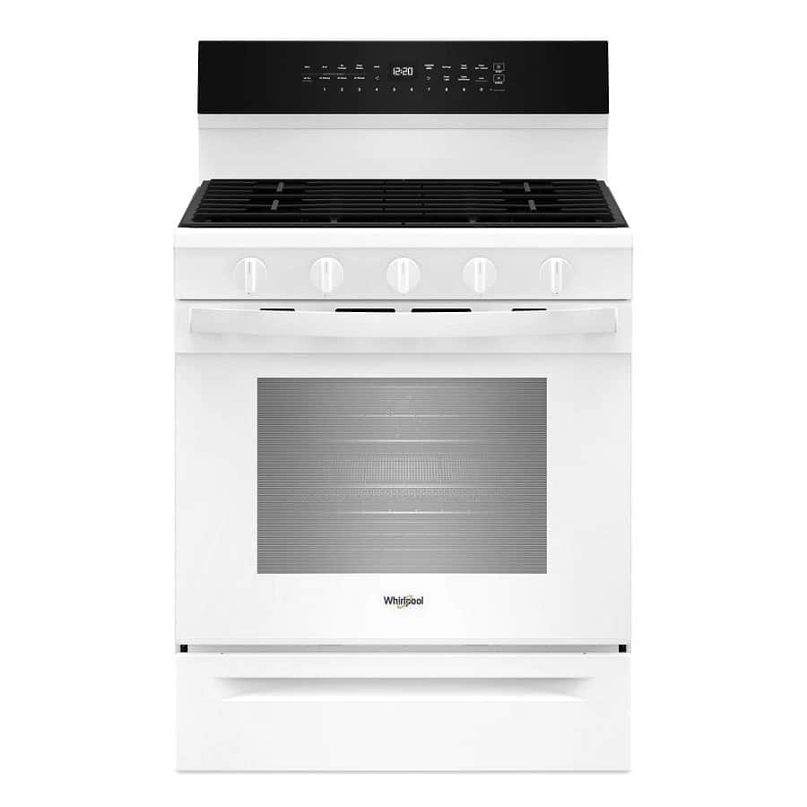 30-inch Smart Gas Range with Air Cooking Technology, No Preheat Air Fry, Steam/Self Clean and High Speed Preheat