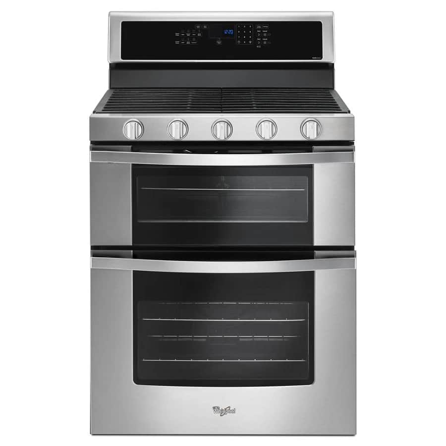 6.0 Cu. Ft. Gas Double Oven Range with EZ-2-Lift™ Hinged Grates