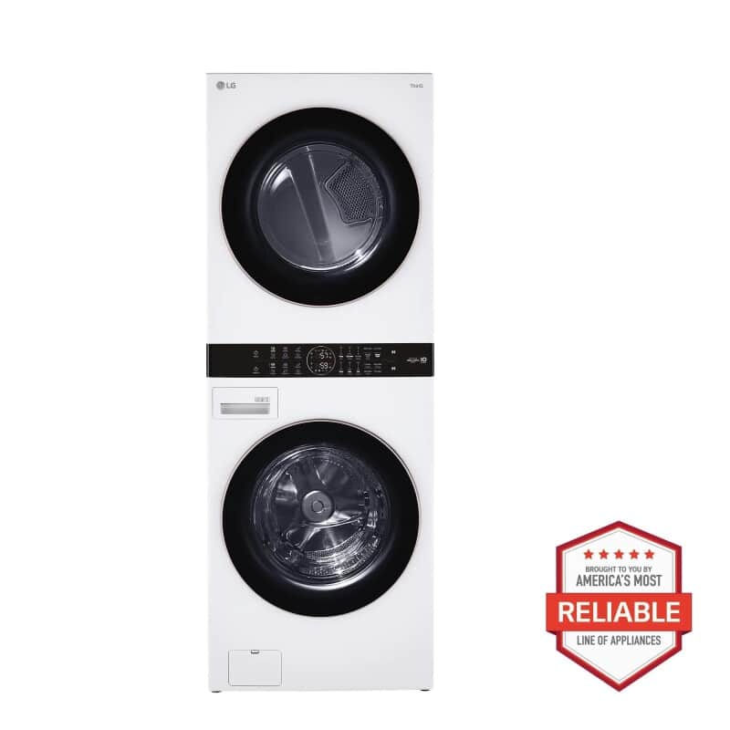 Single Unit Front Load Washtower™ With Center Control™ 4.5 Cu. Ft. Washer And 7.4 Cu. Ft. Gas Dryer