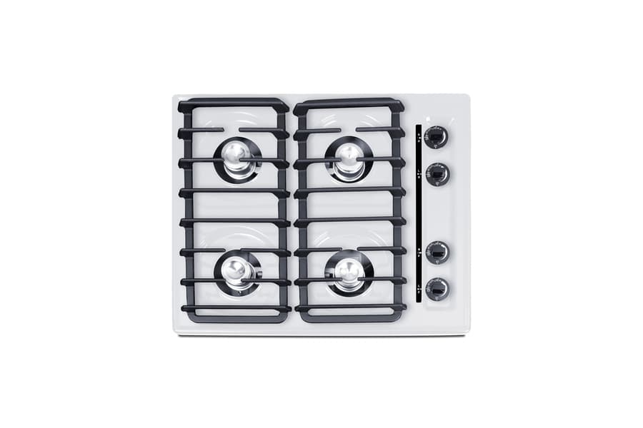24" Wide 4-Burner Gas Cooktop
