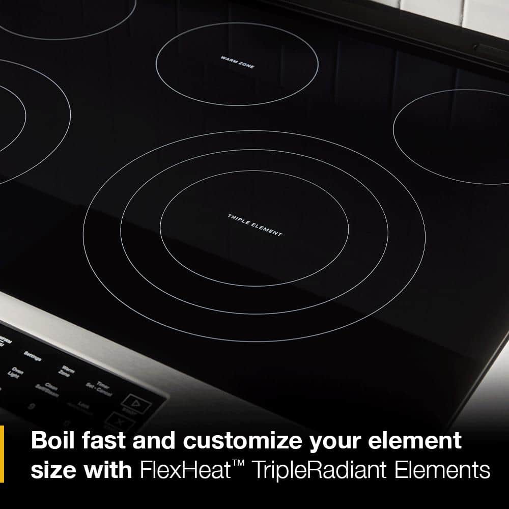 30-inch Electric Smart Range with Air Cooking Technology