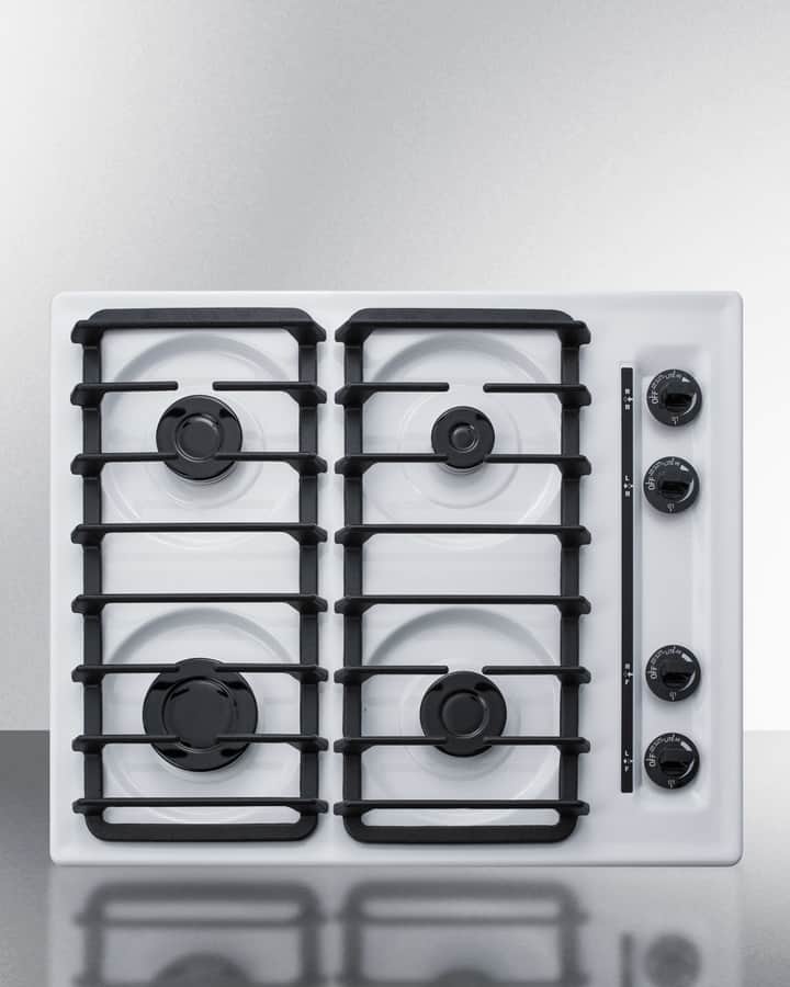 24" Wide 4-Burner Gas Cooktop