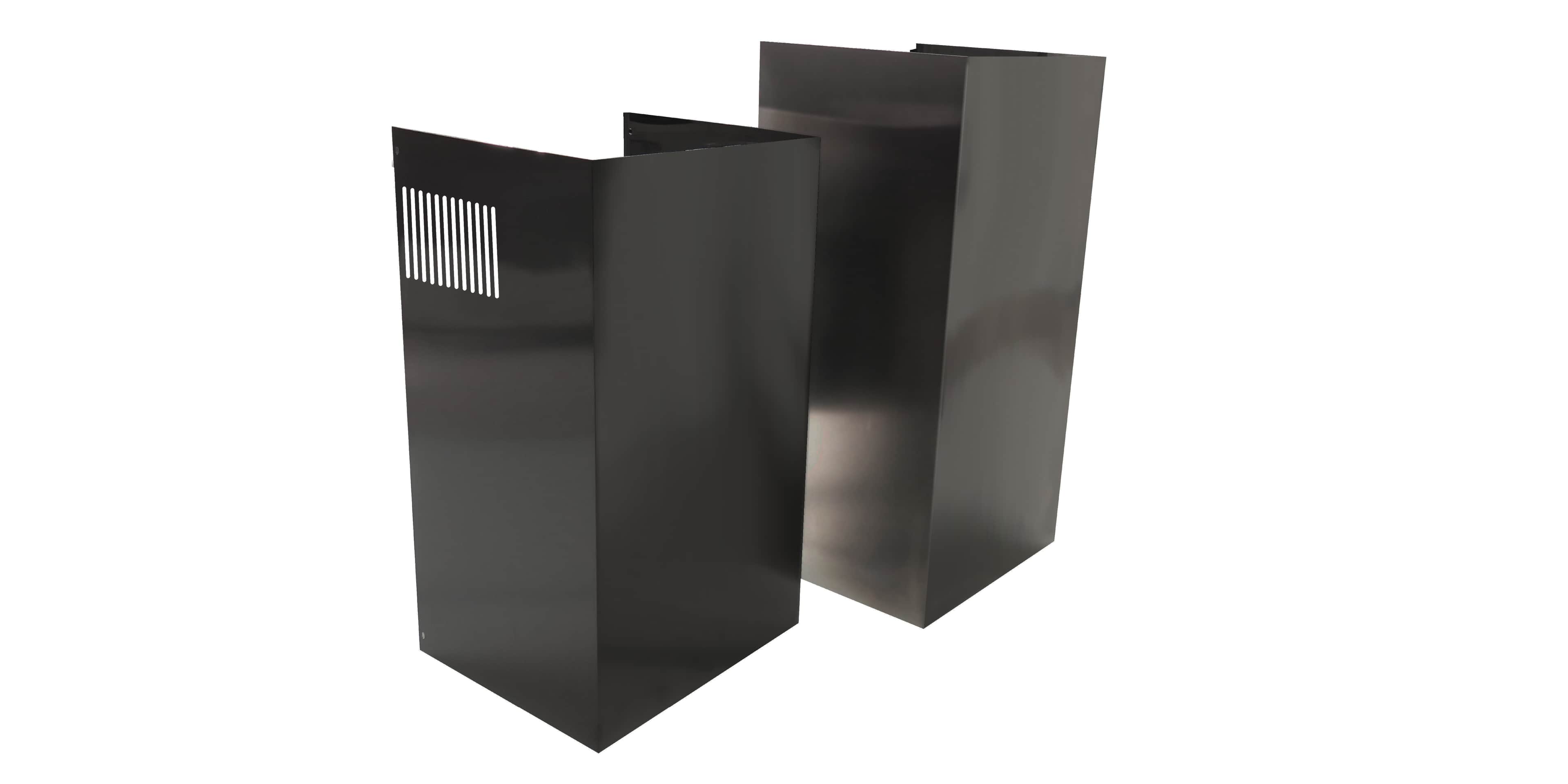 Duct Cover Extension For 10' Ceiling Fits XOB Black