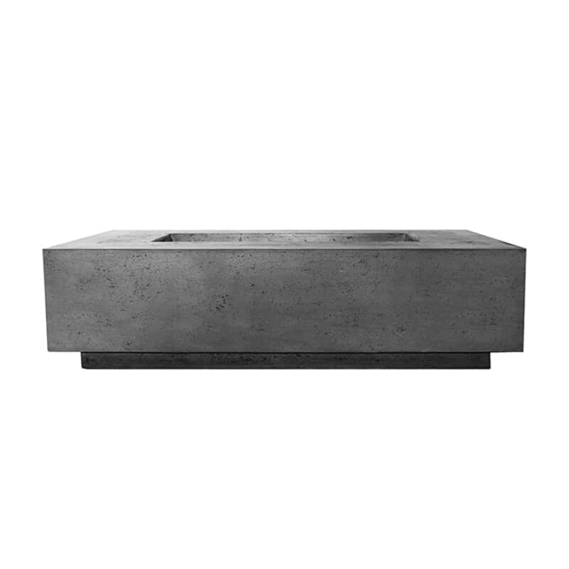 Fire rectangular table 60" x 32" Natural gas fired GFRC