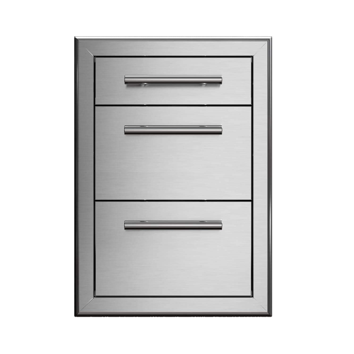 20" Stainless Steel Triple Drawer