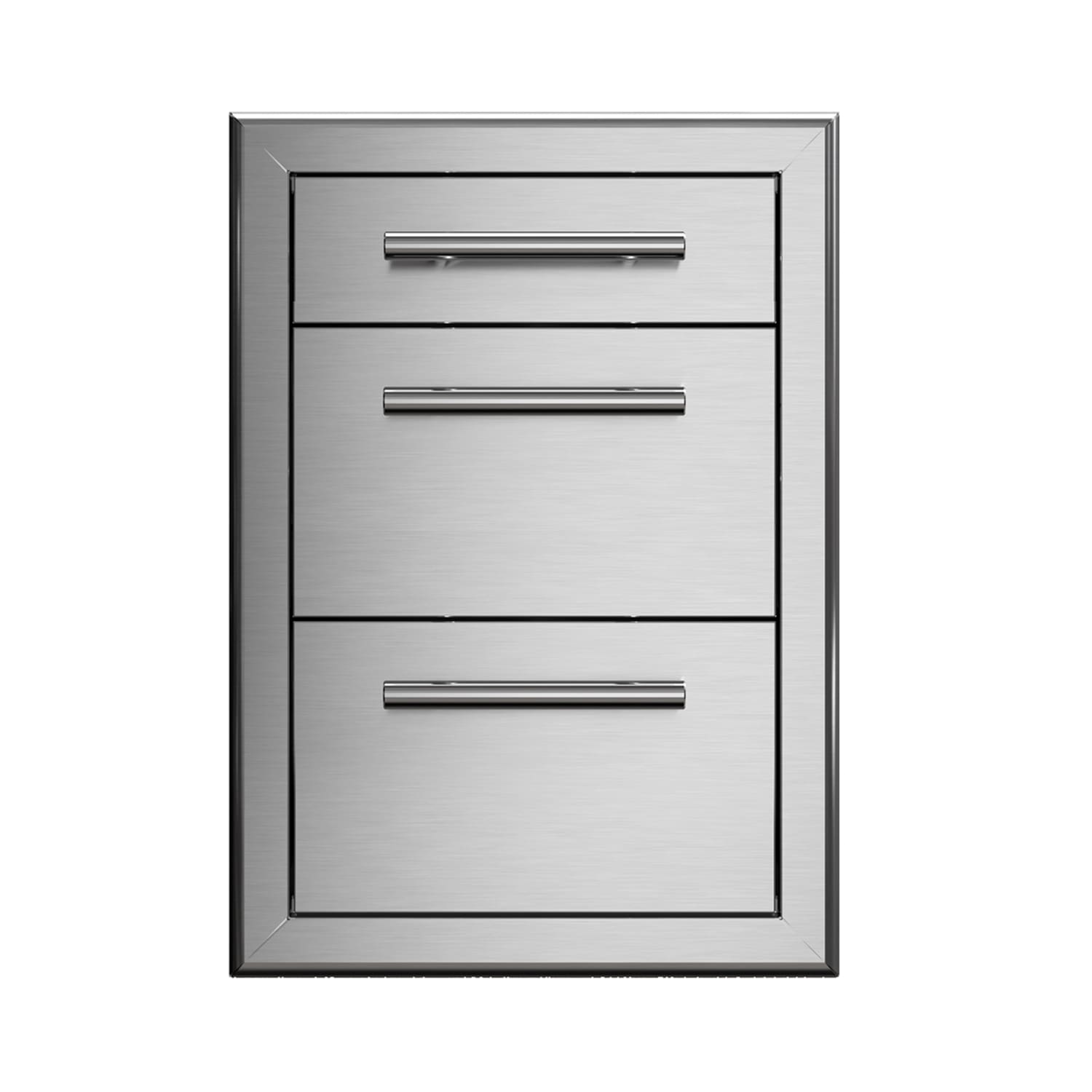 20" Stainless Steel Triple Drawer