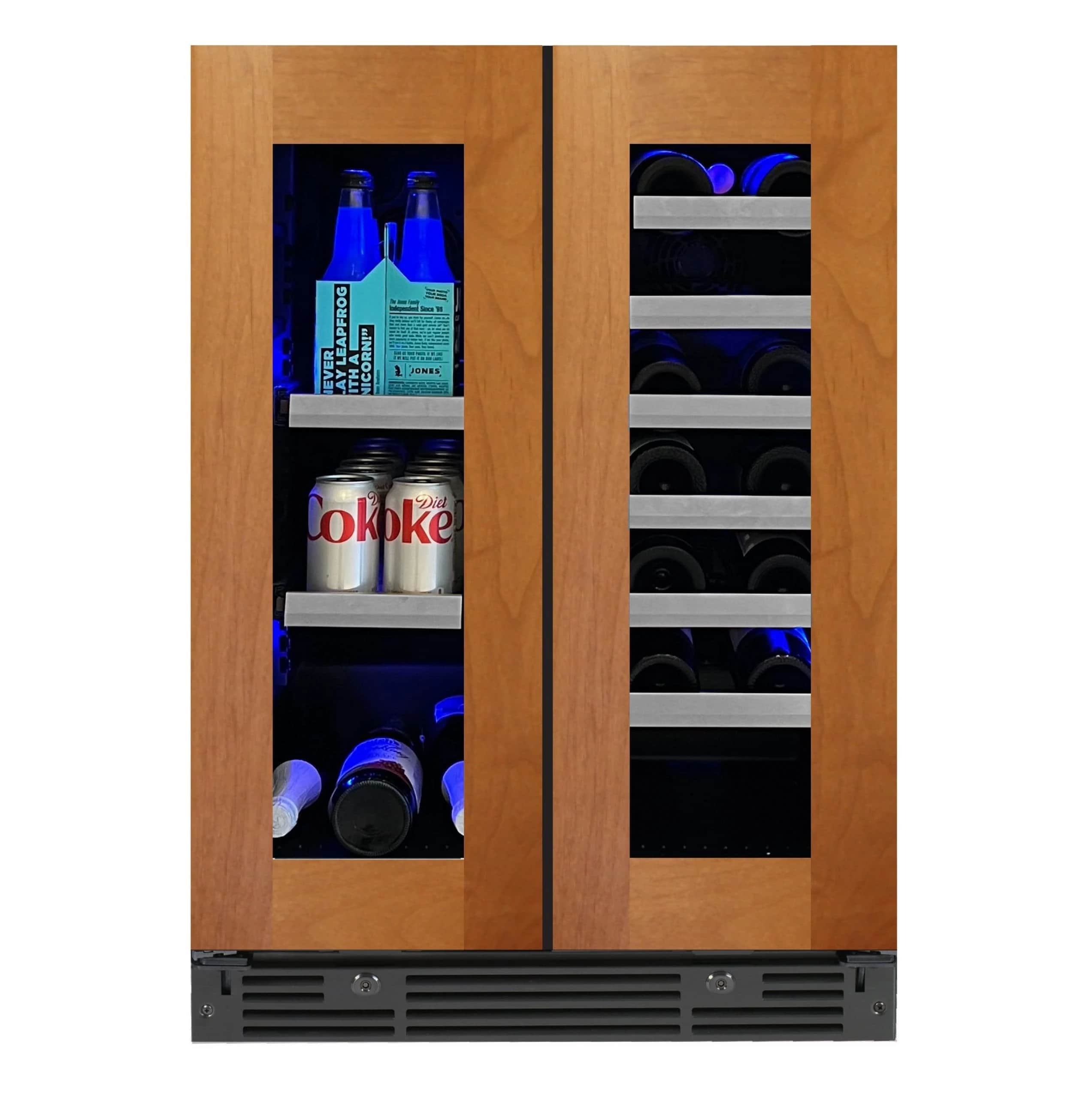24" Beverage/Wine Double Door