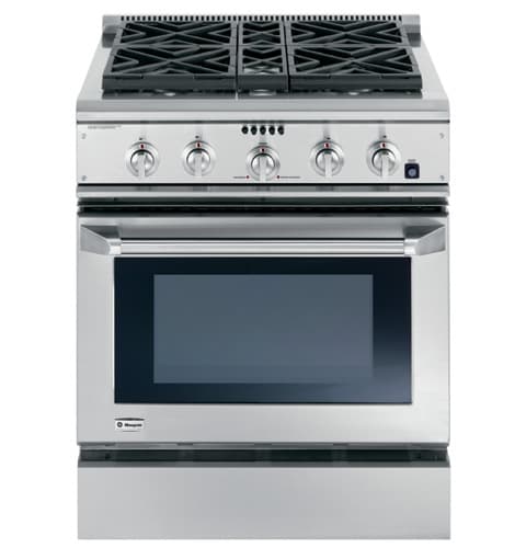 GE Monogram® 30" Dual-Fuel Professional Range with 4 Burners (Natural Gas)
