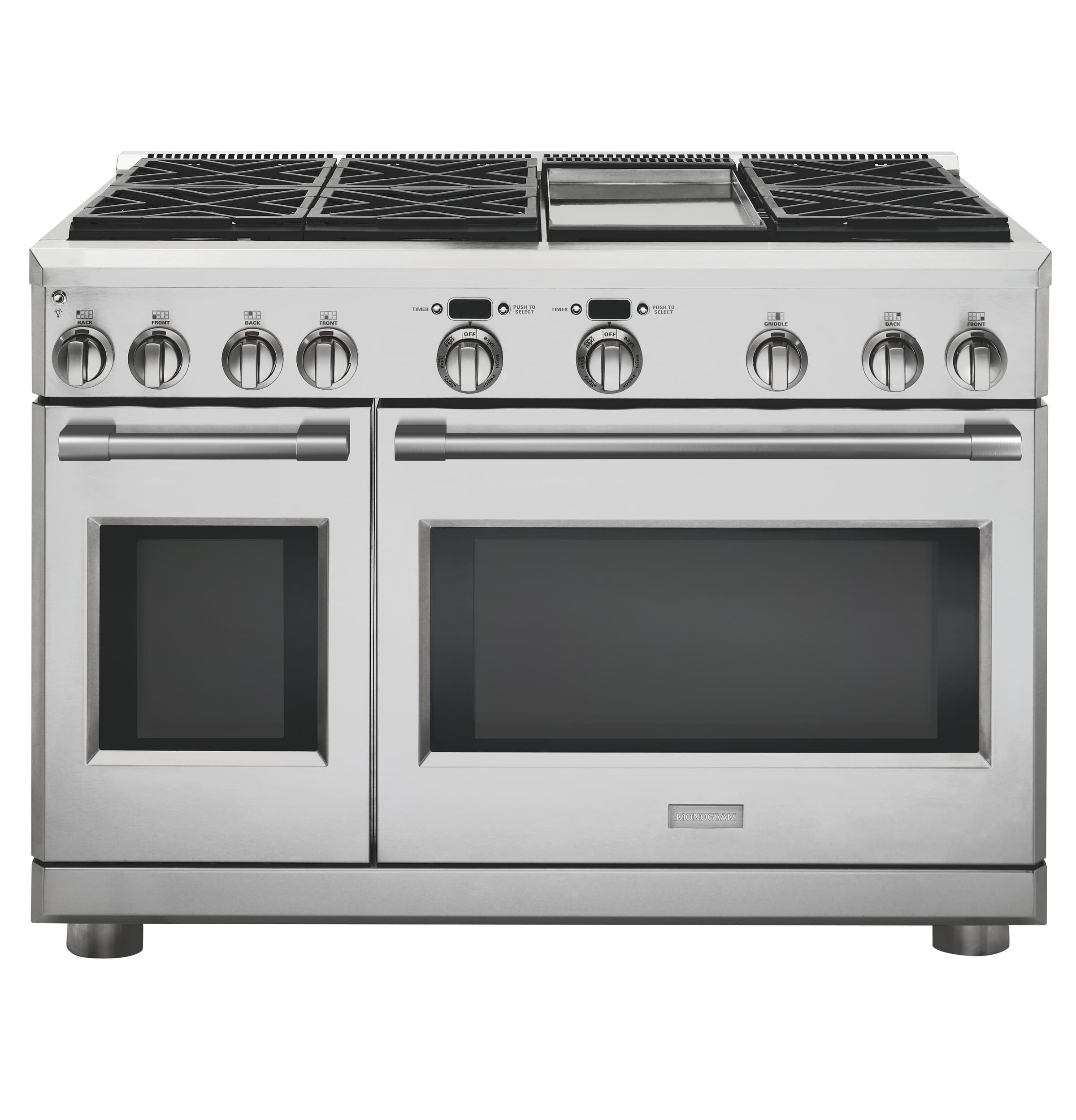 48" Dual-Fuel Professional Range with 6 Burners and Griddle (Natural Gas)