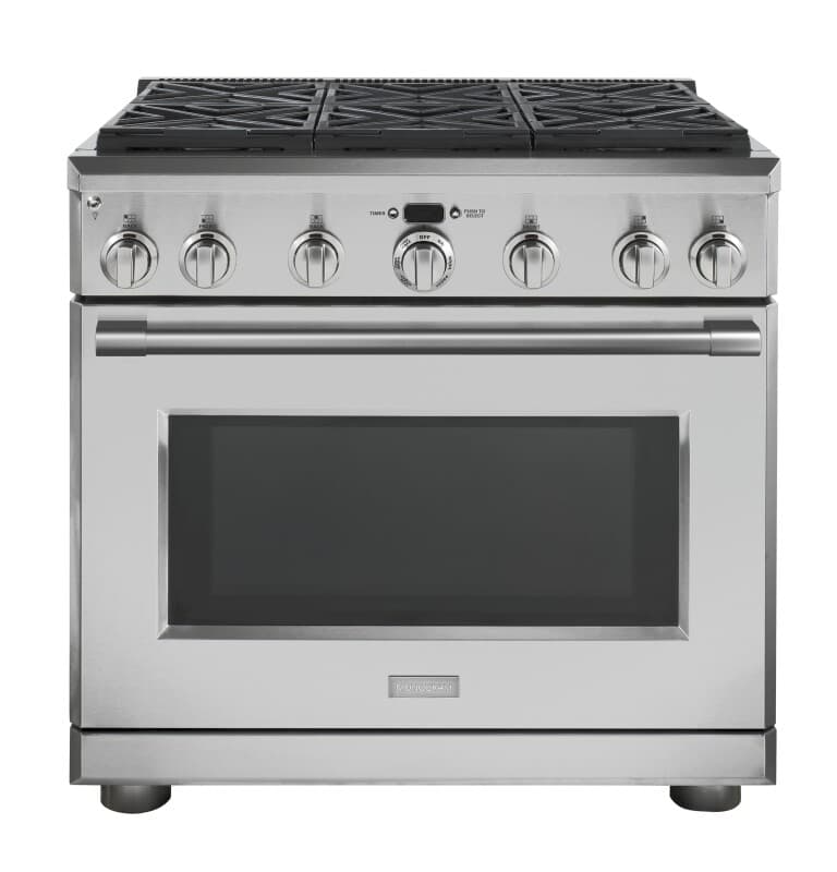 Monogram 36" All Gas Professional Range with 6 Burners (Liquid Propane)