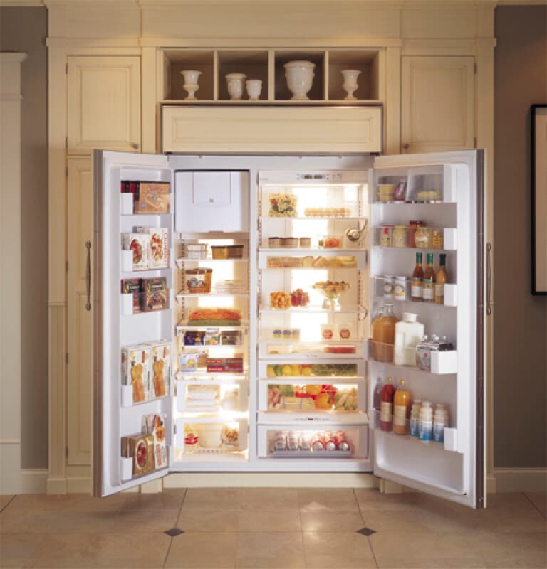 GE Monogram® 48" Built-In Side-by-Side Refrigerator