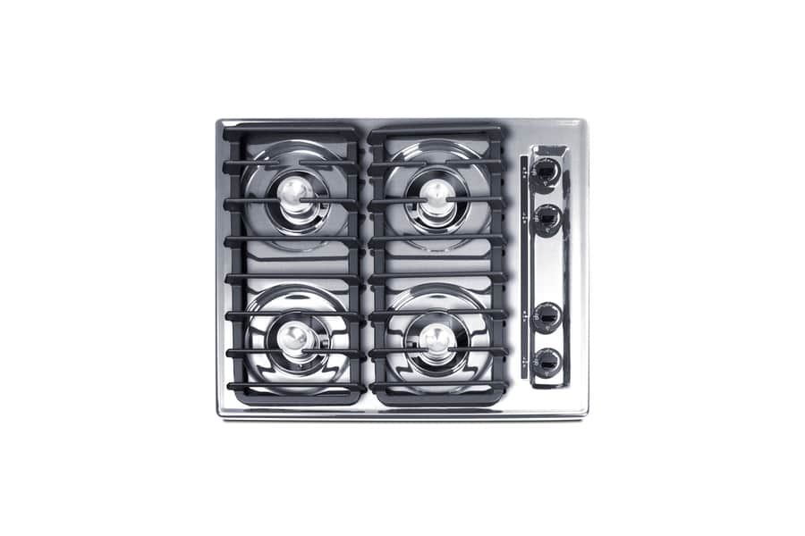 24" Wide 4-Burner Gas Cooktop