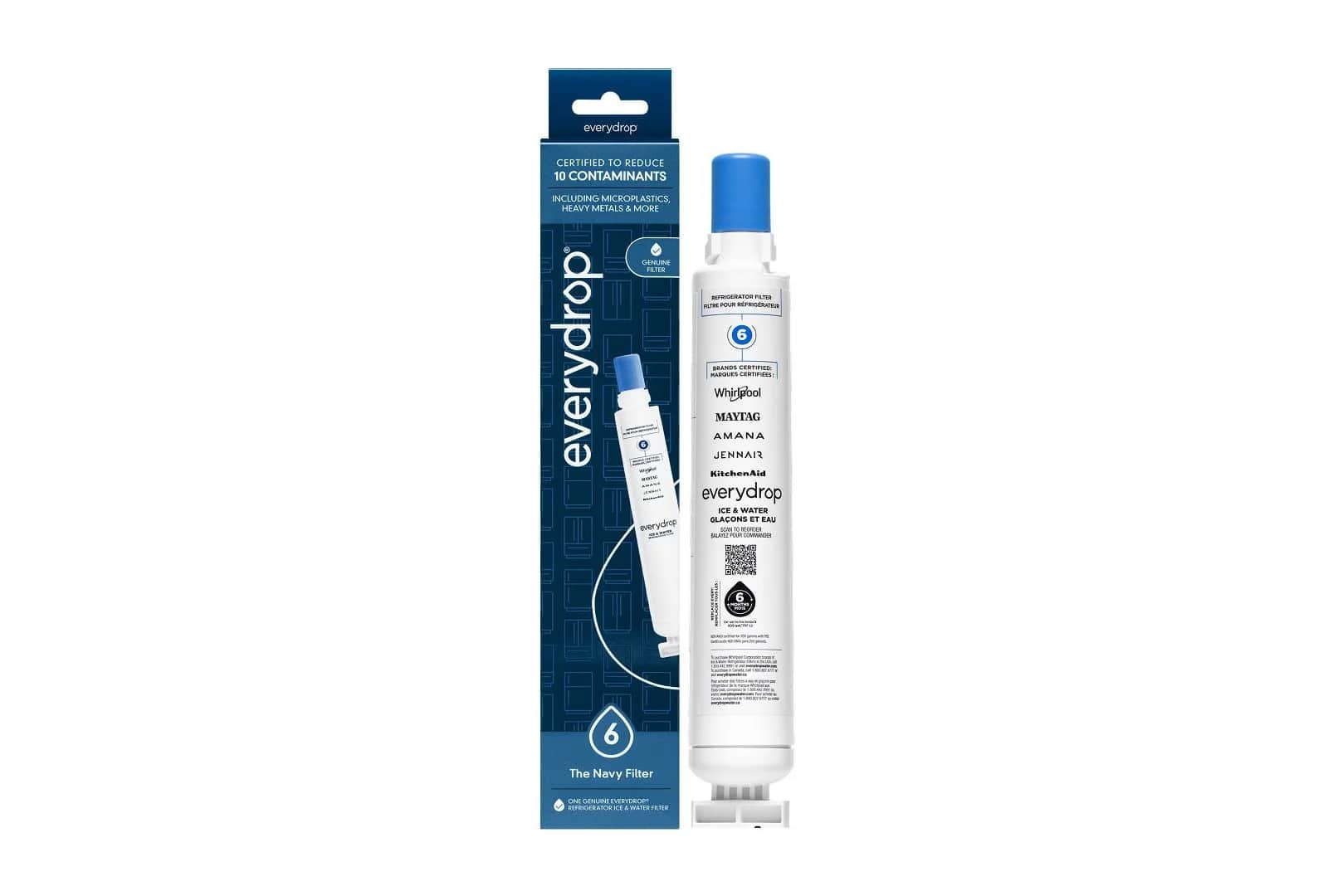 everydrop® Refrigerator Ice & Water Filter 6 - Navy